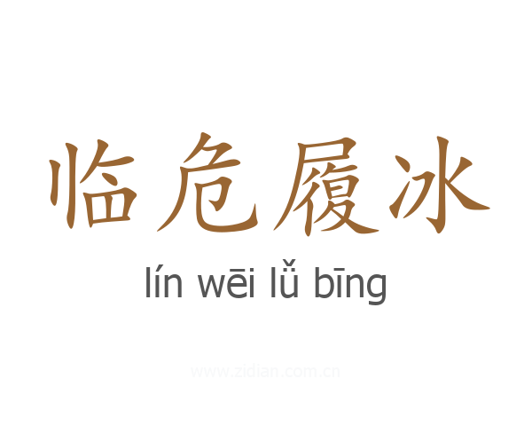 临危履冰