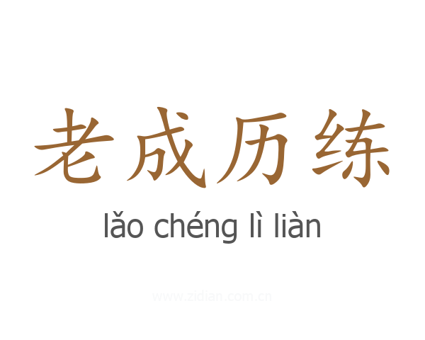 老成历练