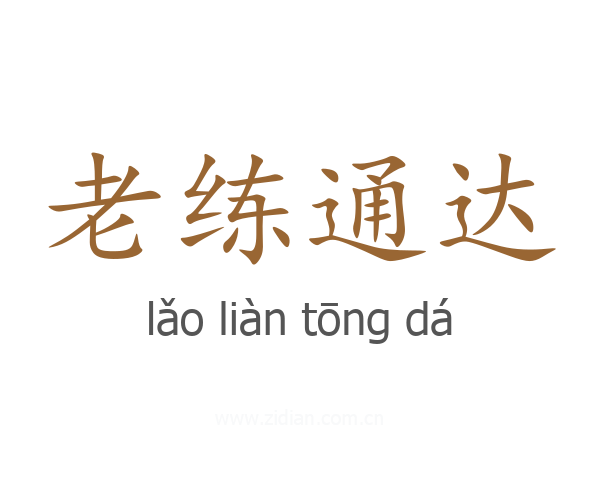 老练通达