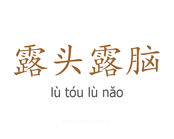 露头露脑