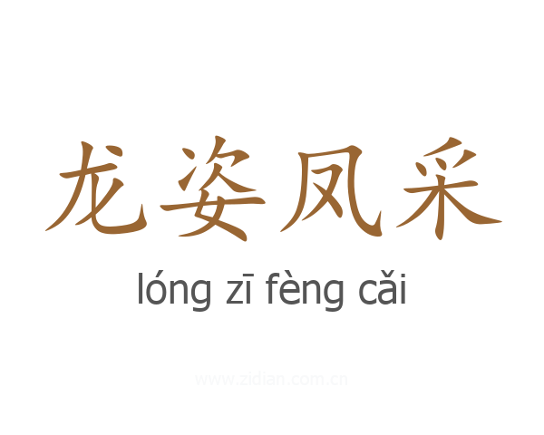 龙姿凤采