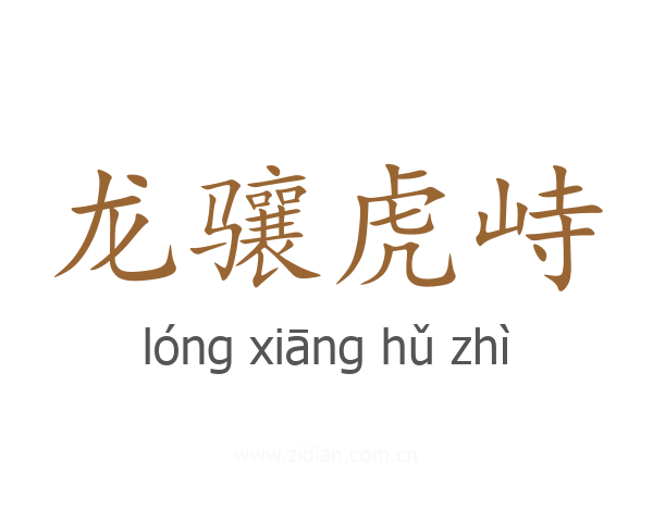 龙骧虎峙