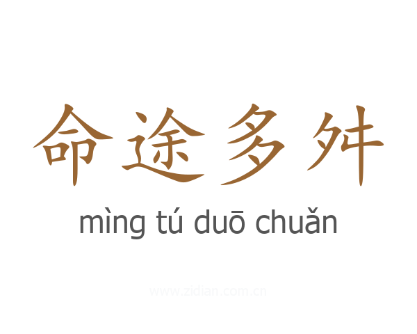 命途多舛