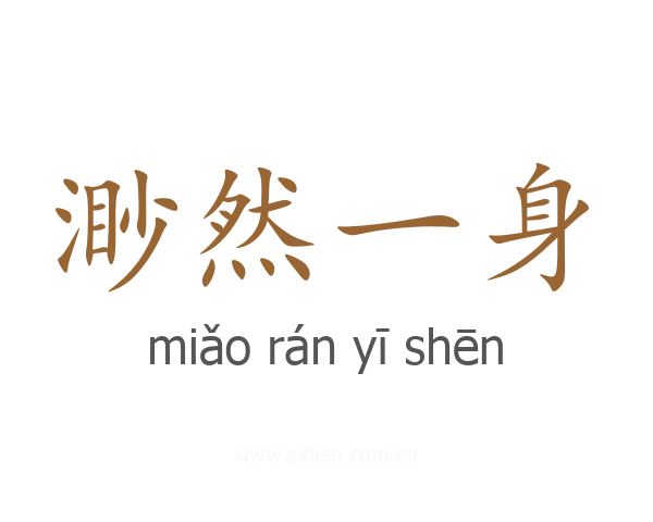 渺然一身