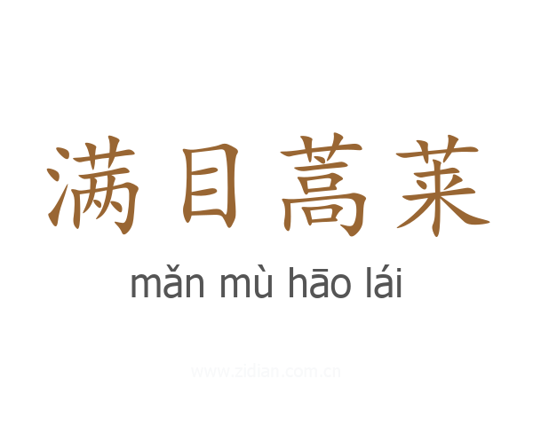 满目蒿莱