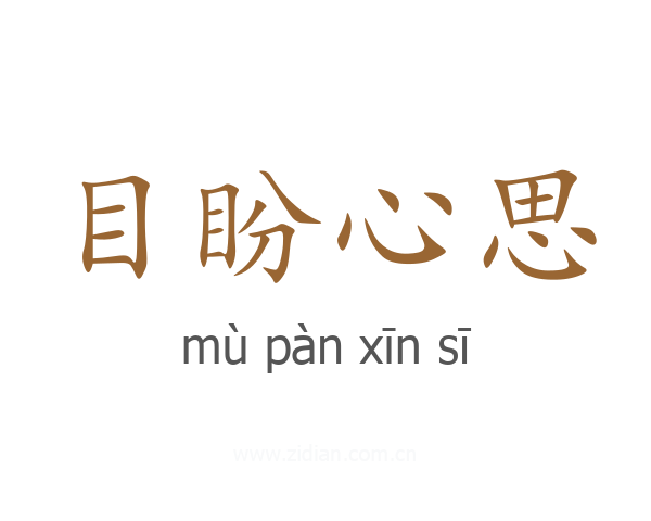 目盼心思