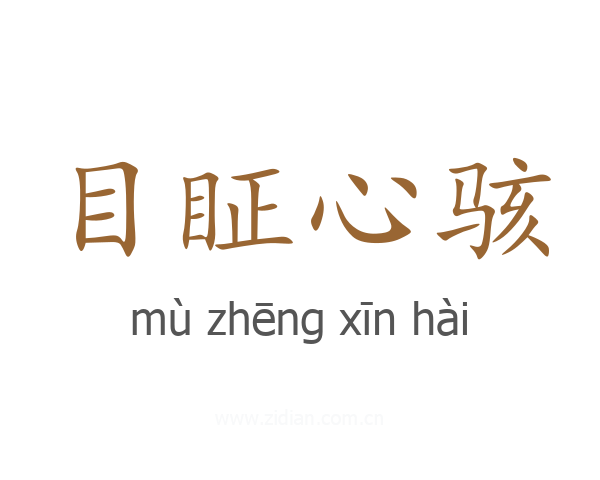 目眐心骇