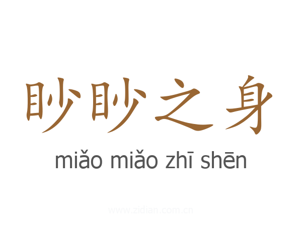 眇眇之身