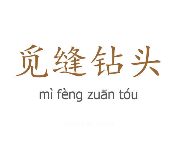 觅缝钻头