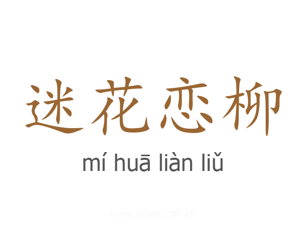 迷花恋柳
