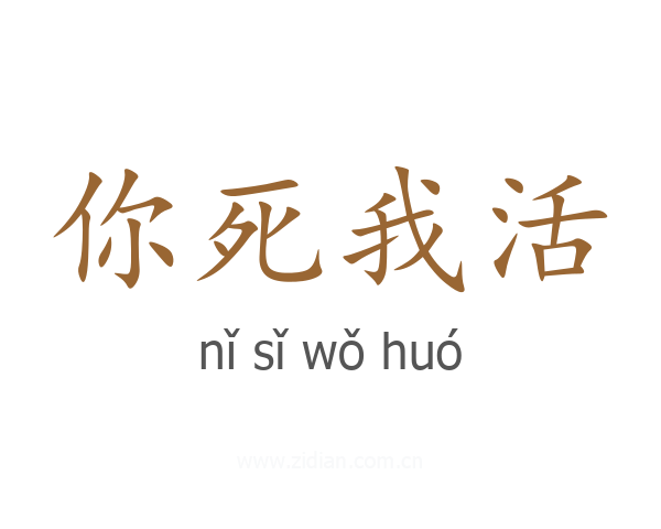 你死我活