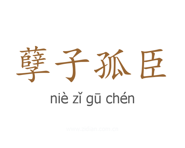 孽子孤臣