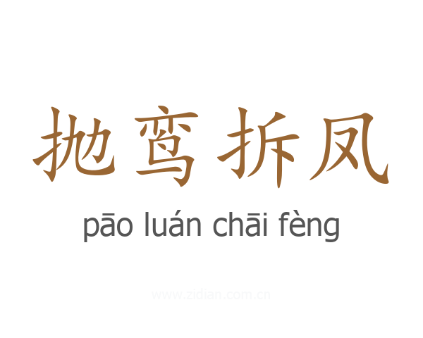 抛鸾拆凤