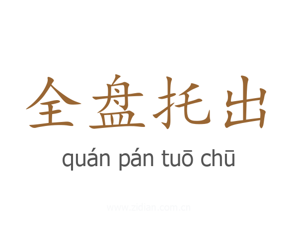 全盘托出