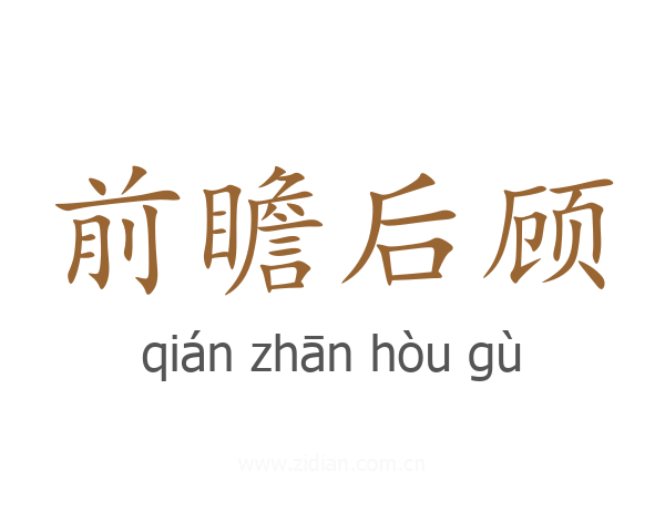前瞻后顾