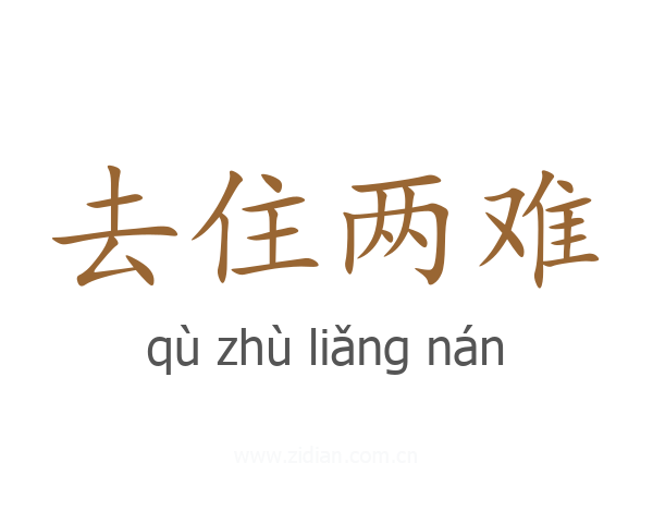 去住两难