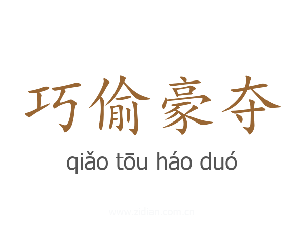 巧偷豪夺