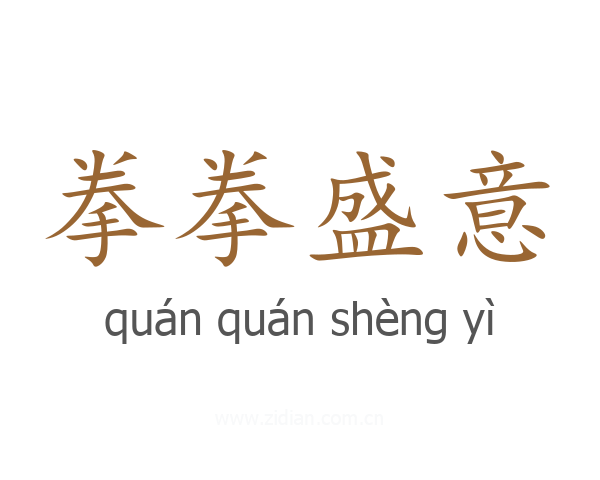拳拳盛意