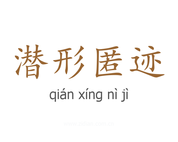 潜形匿迹