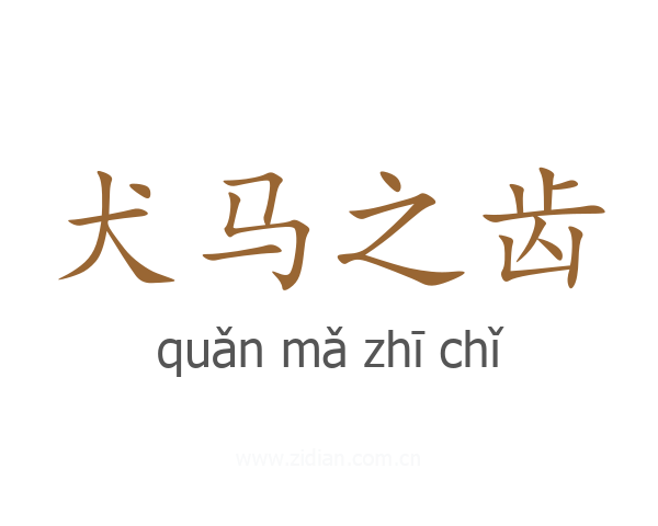 犬马之齿