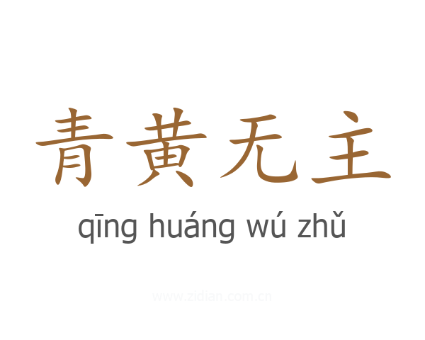 青黄无主
