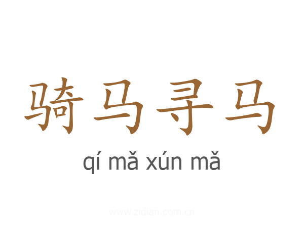 骑马寻马