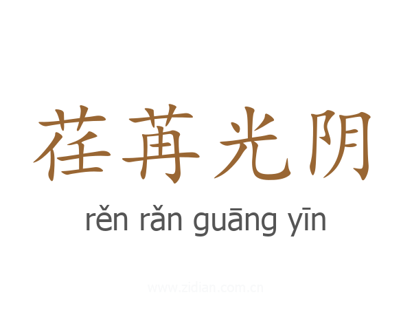 荏苒光阴
