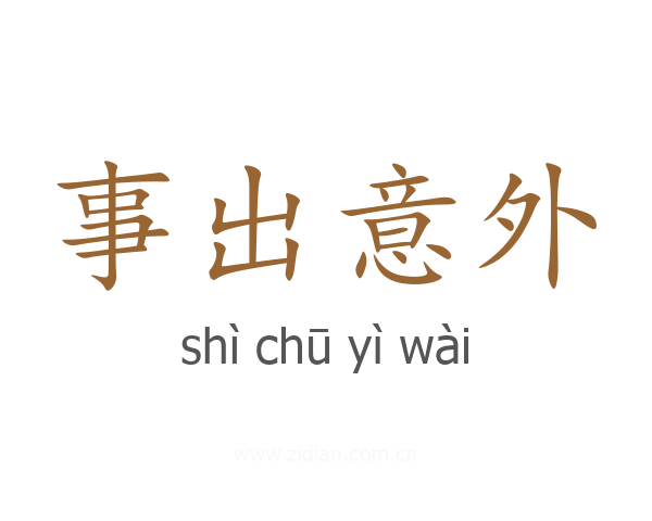 事出意外
