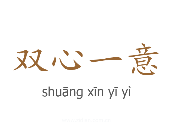 双心一意