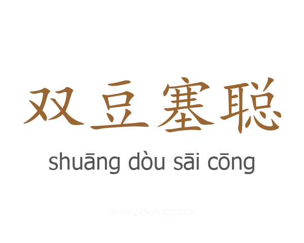 双豆塞聪