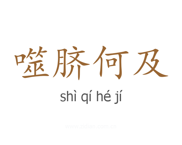 噬脐何及