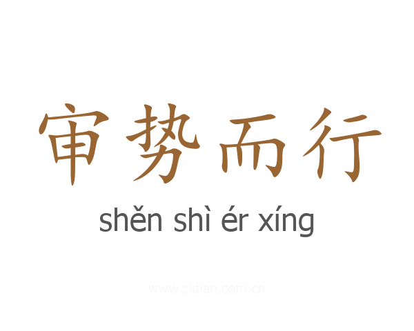 审势而行