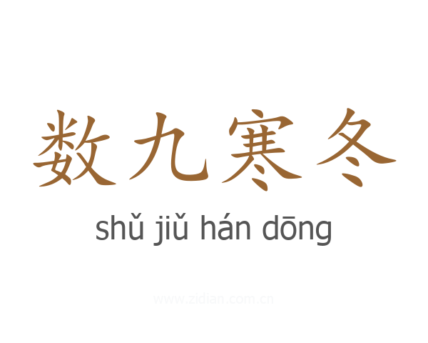 数九寒冬