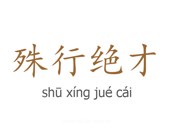 殊行绝才