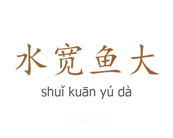 水宽鱼大