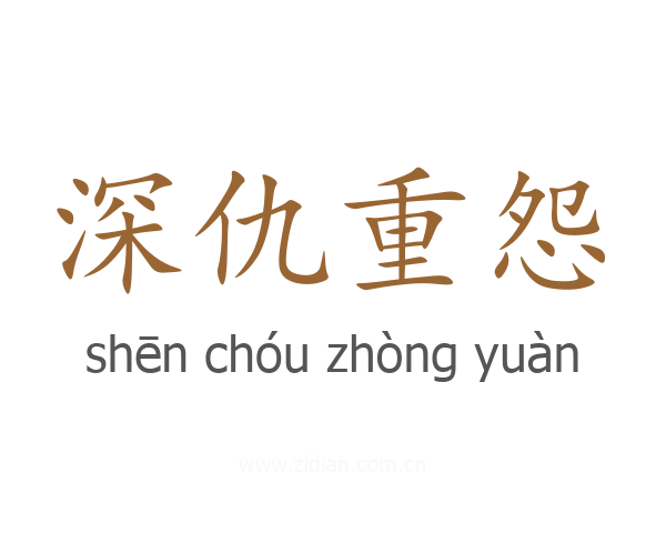 深仇重怨