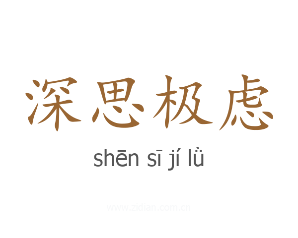 深思极虑