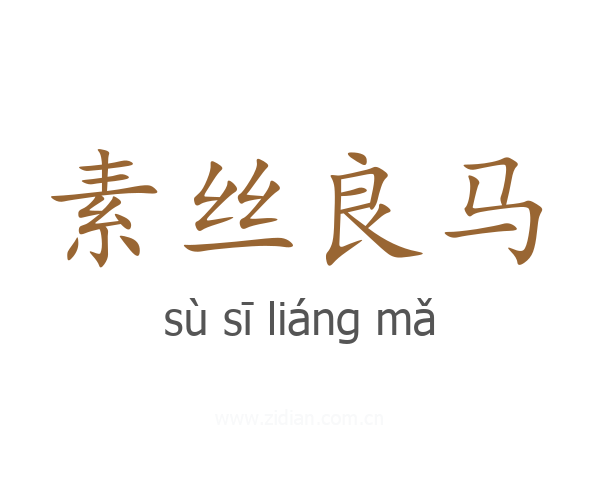 素丝良马