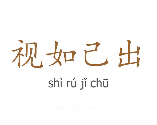视如己出