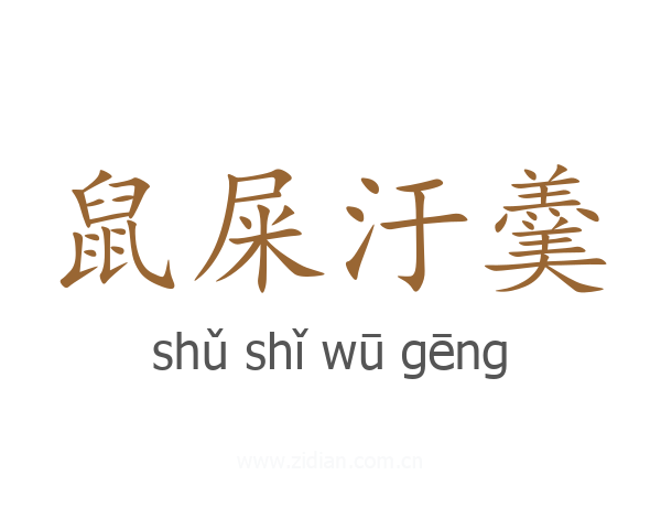 鼠屎汙羹