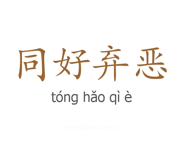 同好弃恶