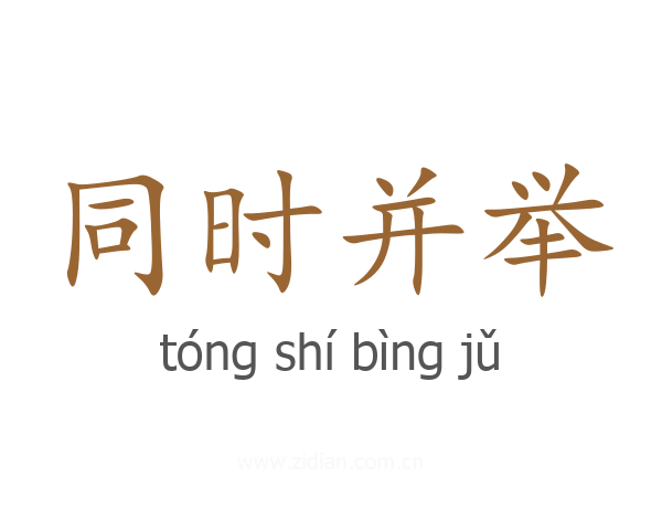 同时并举