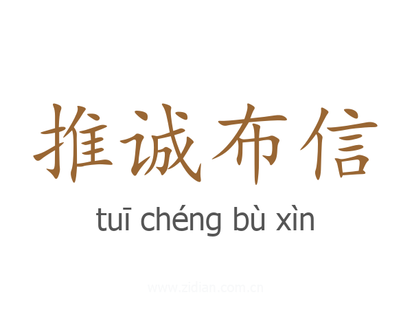 推诚布信