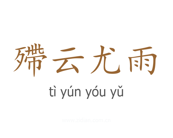 殢云尤雨