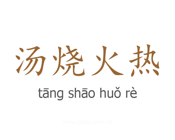 汤烧火热