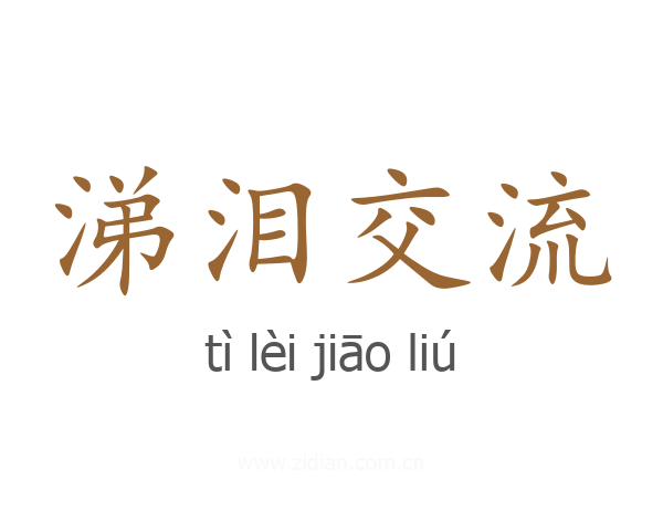 涕泪交流
