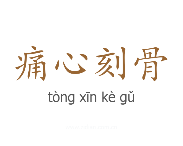 痛心刻骨