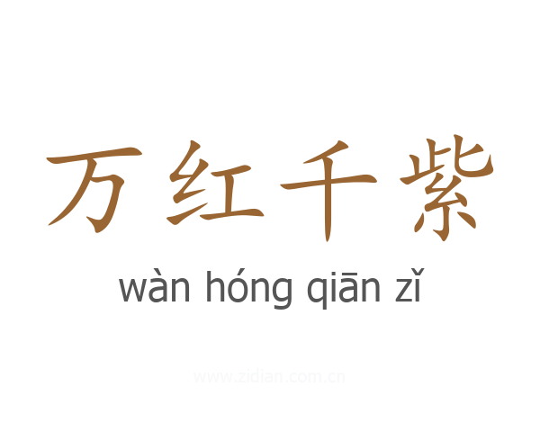 万红千紫