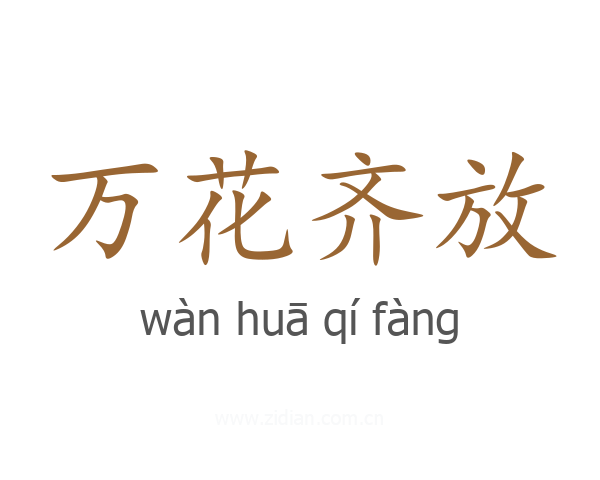 万花齐放