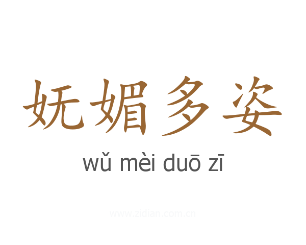 妩媚多姿